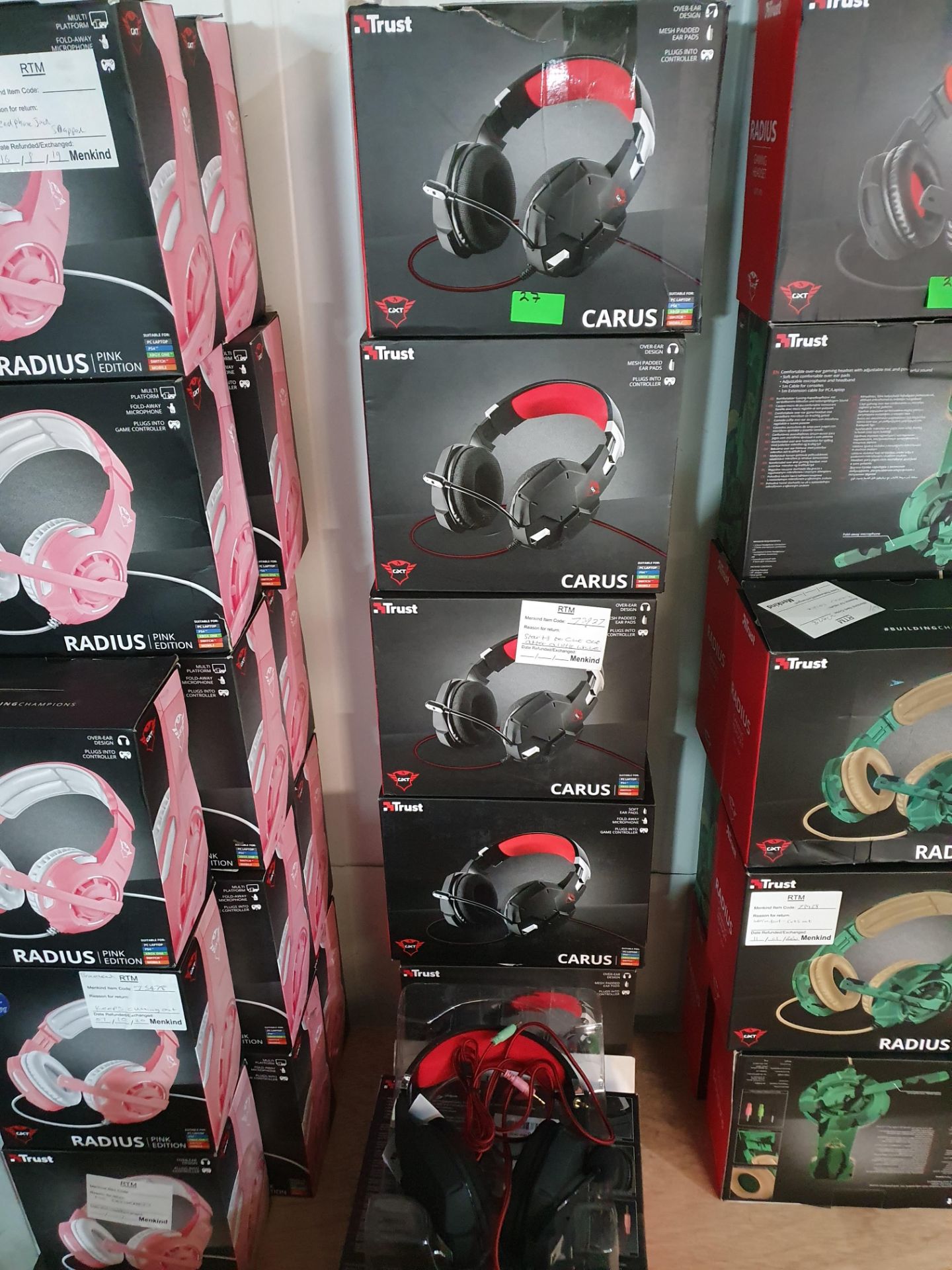 13 x Trust Radius Pink Edition Gaming Headsets. GXT 310P. - Image 3 of 4