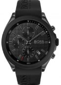 Hugo Boss 1513720 Men's Velocity Black Dial Quartz Chronograph Watch