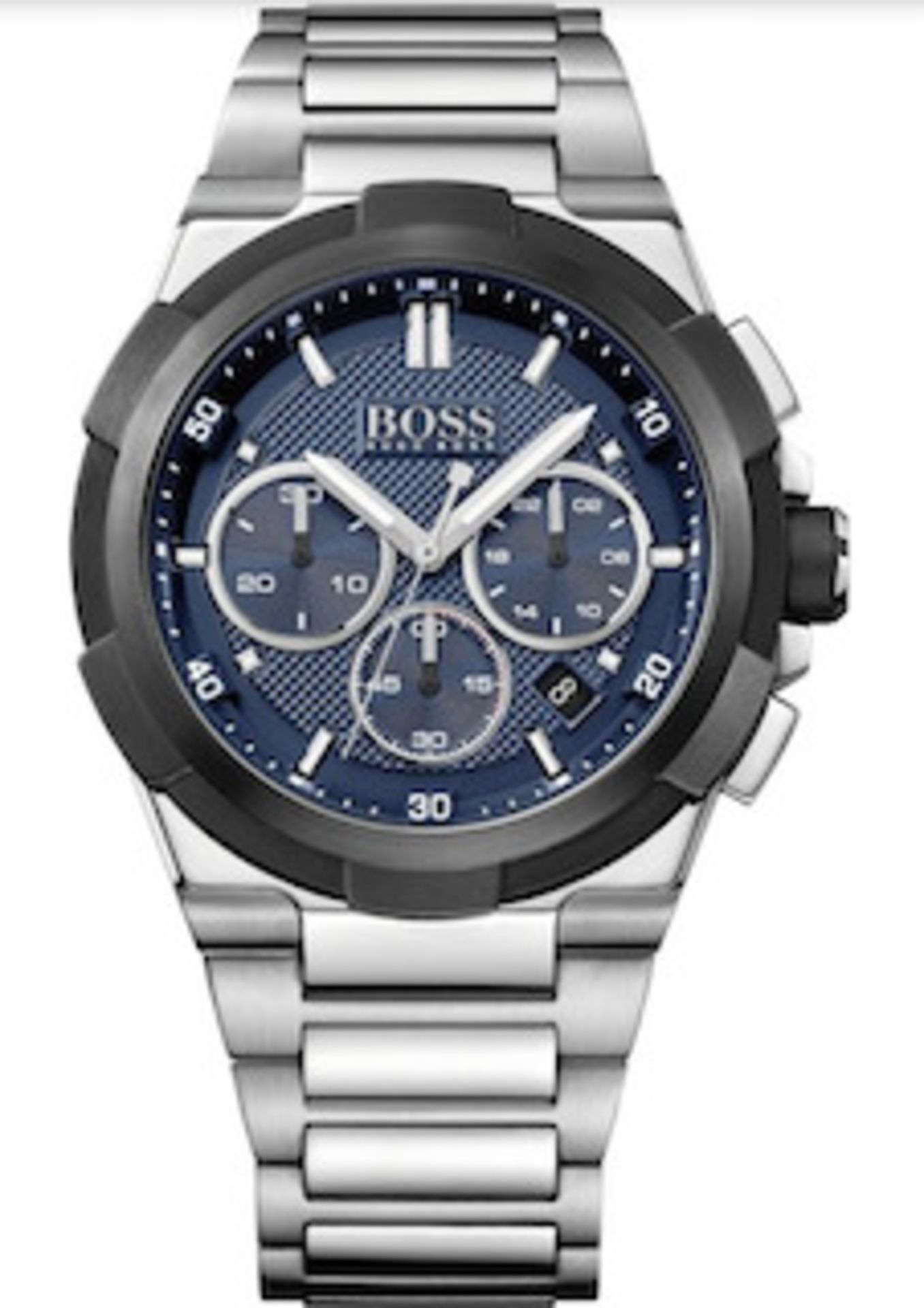 Men's Hugo Boss Supernova Chronograph Watch 1513360 Architecturally Inspired, The Supernova