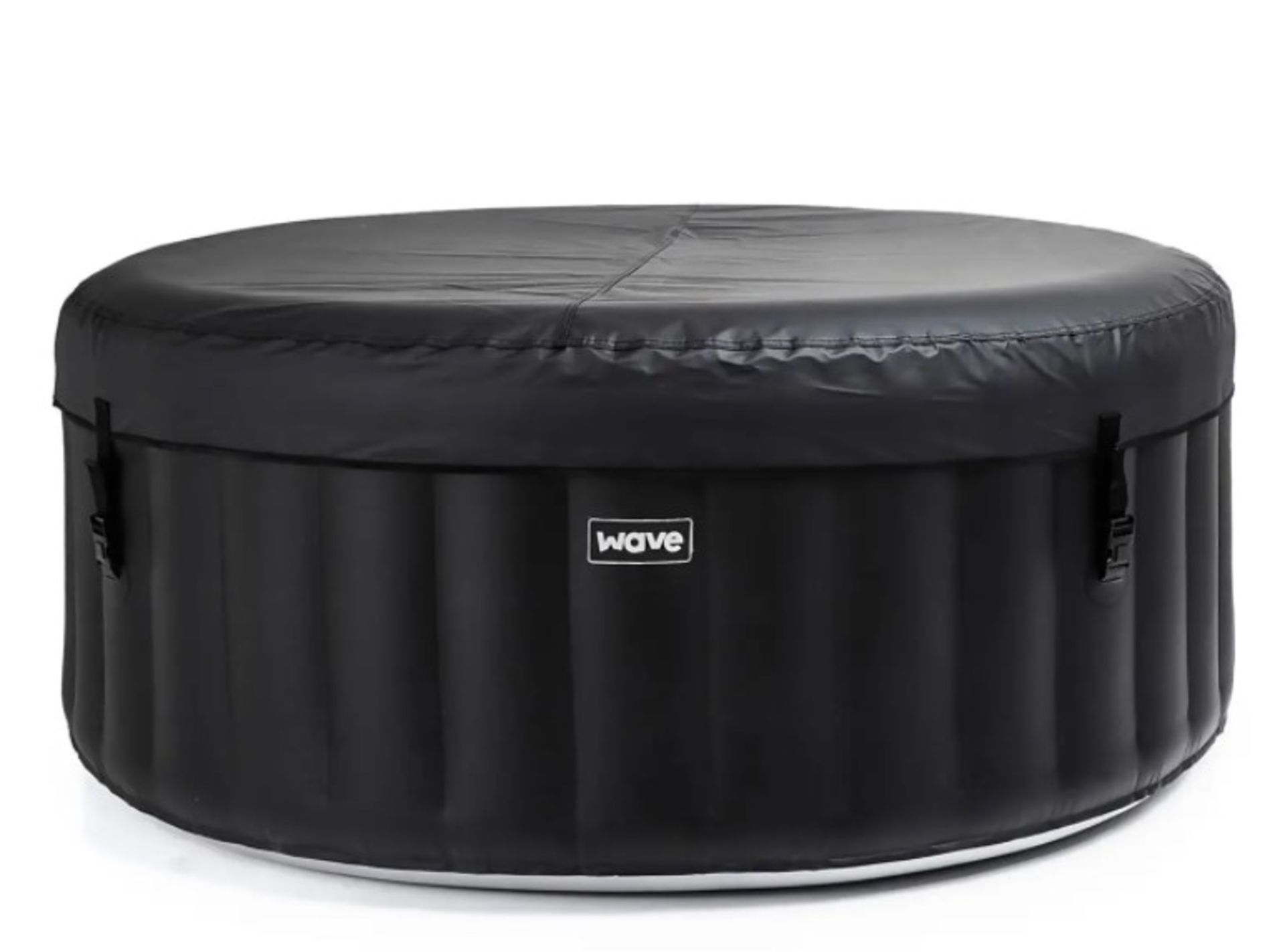 (Mz) 1x Atlantic Wave Solid Black 4 Person Hot Tub RRP £455. Unchecked Direct Customer Return. - Image 3 of 5