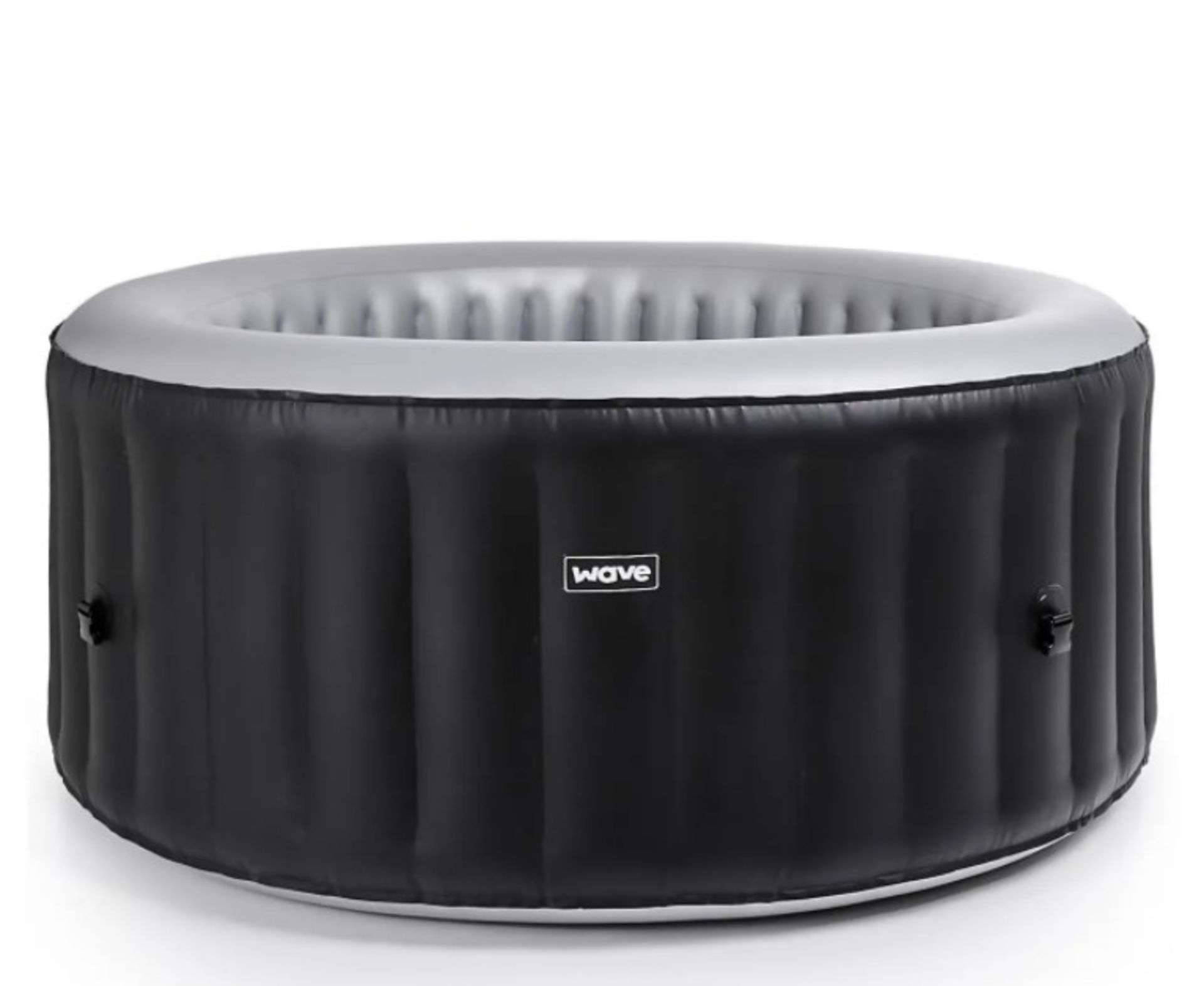 (Mz) 1x Atlantic Wave Solid Black 4 Person Hot Tub RRP £455. Unchecked Direct Customer Return. - Image 2 of 5