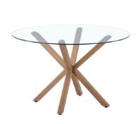 (Mz) 1x Ludlow Dining Table RRP £140. (H)760 x (Diameter)1200mm