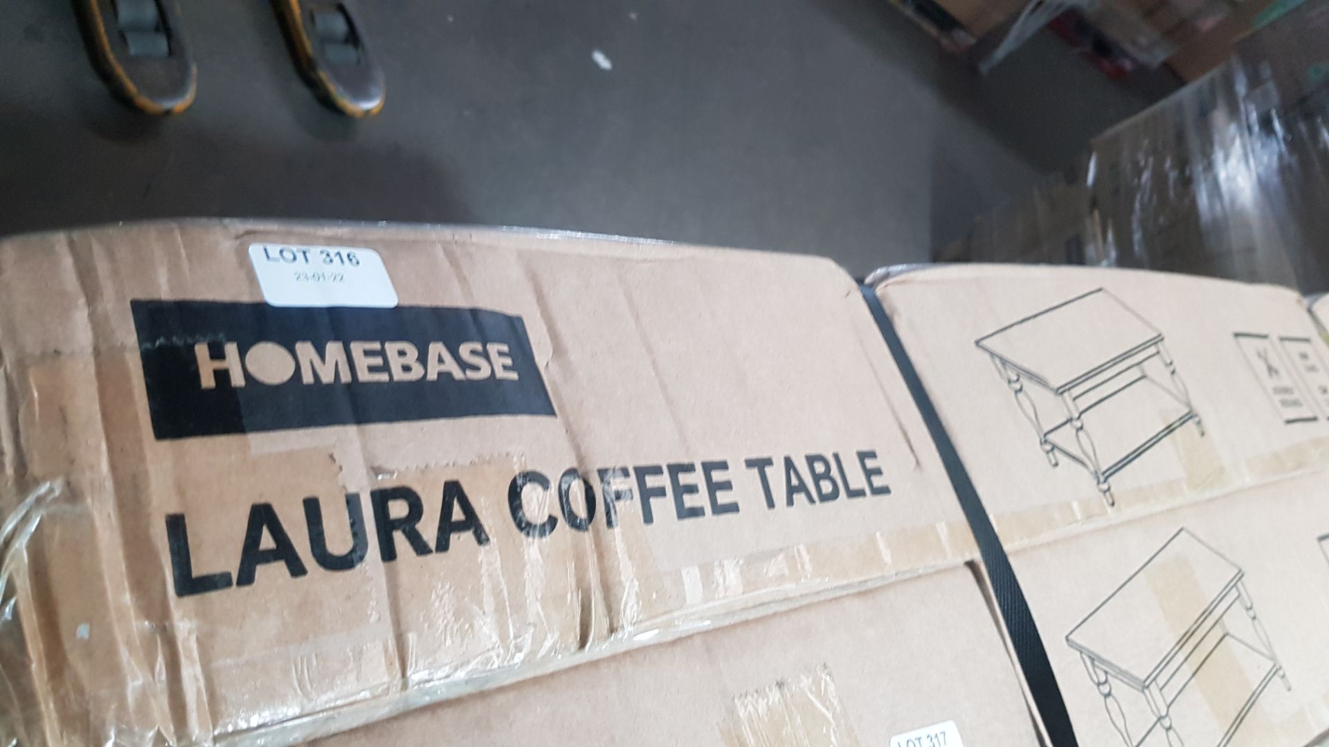 (Mz) 1x Laura Coffee Table RRP £150. (H)45 x (W)110 x (D)60cm - Image 4 of 4