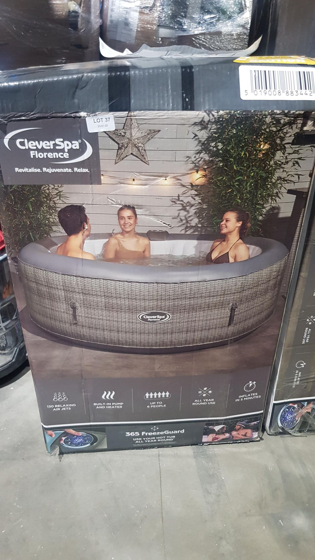 (7O) 1x CleverSpa Florence RRP: £560. (Raw Unchecked Customer Return). - Image 3 of 3