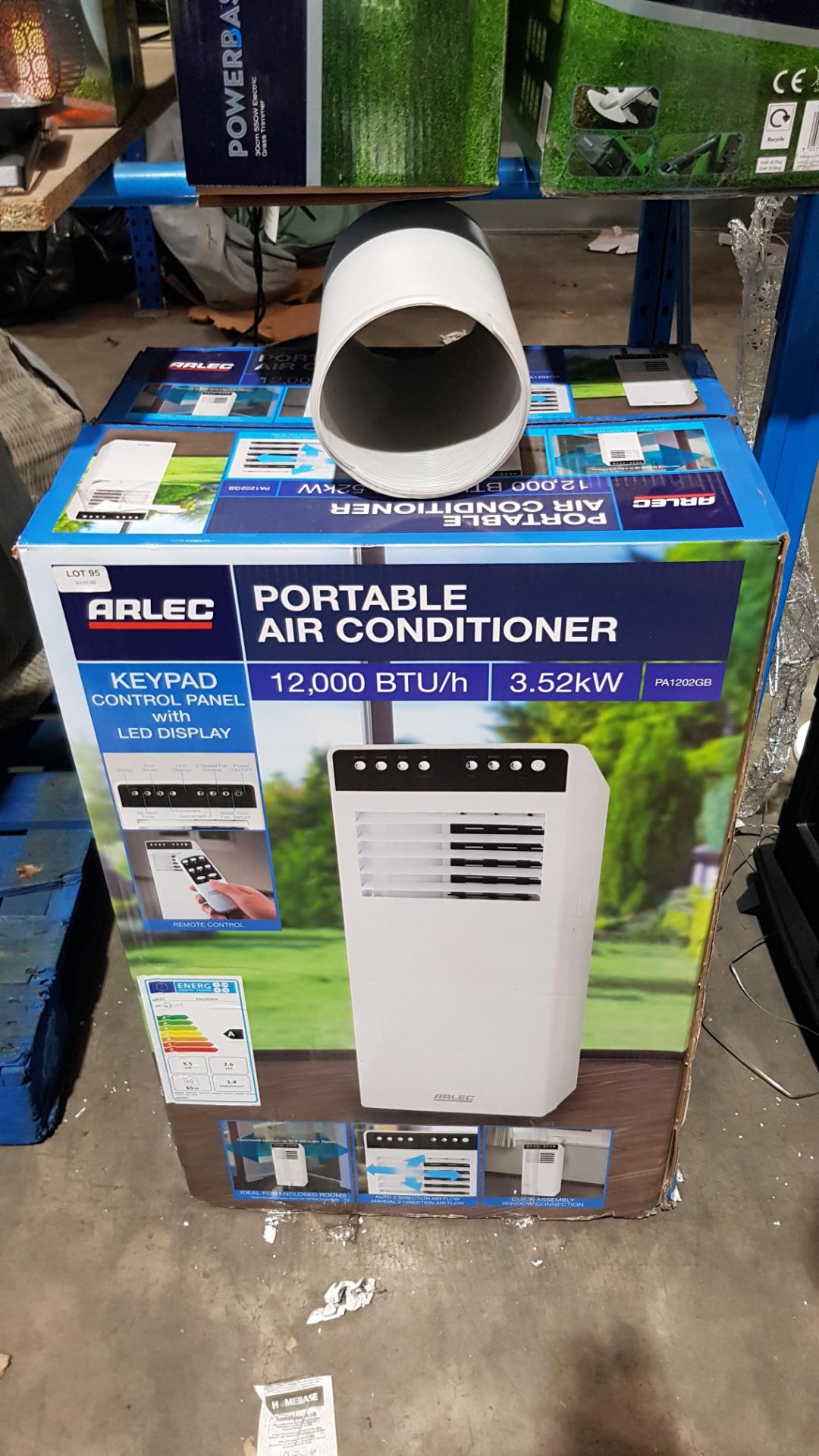 (7F) 1x Arlec Portable Air Conditioner 12000 BTU/h - Image 3 of 3