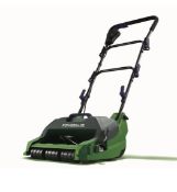 (14F) 12x Mixed Lawn Mowers. To Include Bosch, Flymo, Powerbase, Greenworks, Ozito & Sovereign.