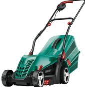 (13A) 5x Mixed Lawnmowers. To Include Ozito, Bosch, Powerbase, Sovereign & Black & Decker.