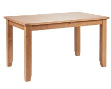 (Mz) 1x Charterhouse Extendable Dining Table RRP £350. Seats 6-8. (H)78 x (W)180 x (D)90cm