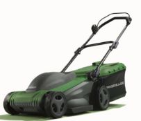 (11H) 4x Items. 1x Powerbase 37cm 1600W Electric Rotary Lawn Mower RRP £99. 1x Status Oil Filled R