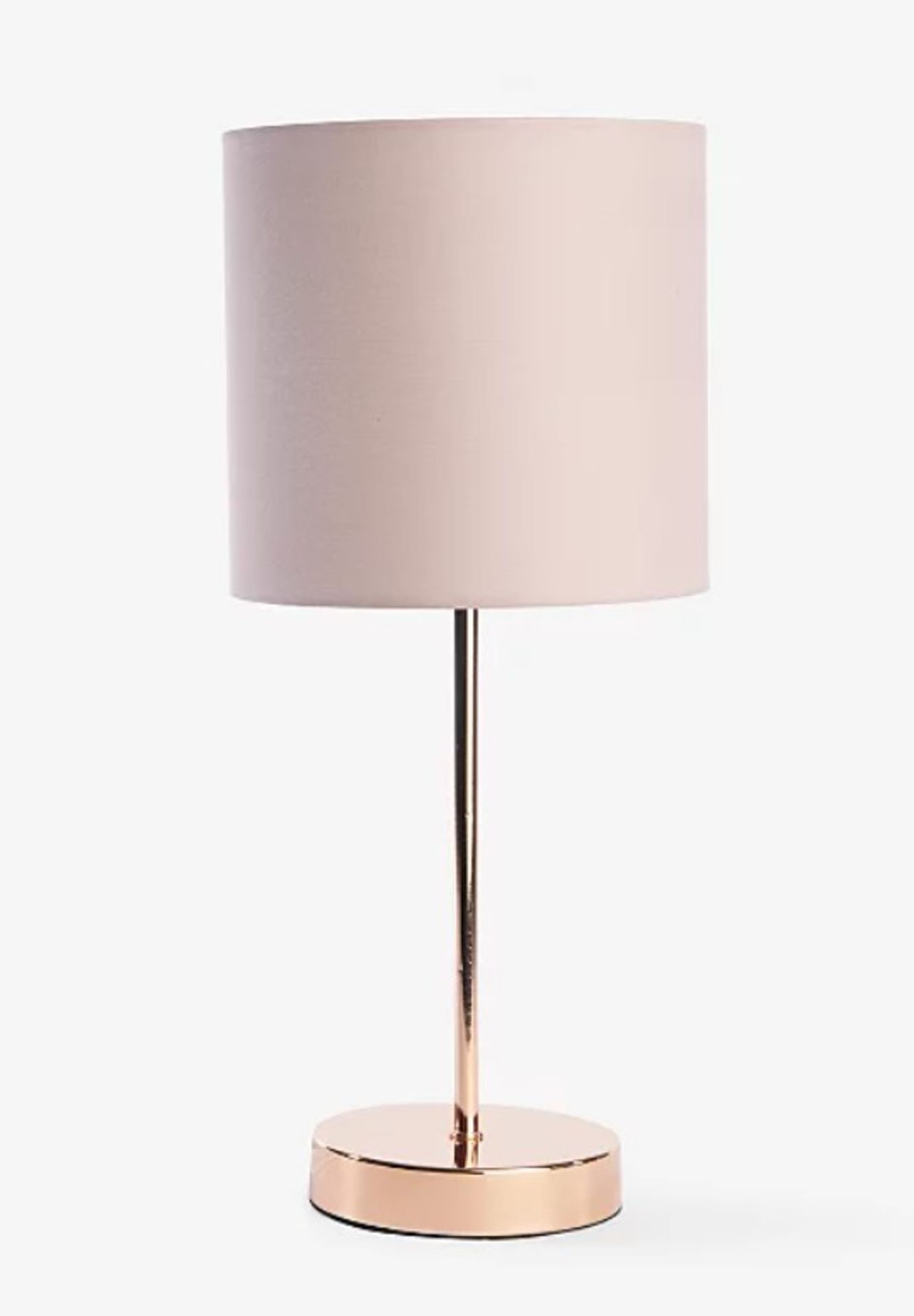 (11G) 12x Lighting Items. 2x Wood Bulb Lamp. 2x Stick Lamp Pink. 2x Silver Ball Table Lamp. 1x 3 Li - Image 2 of 10