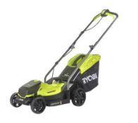 (14F) 8x Mixed Lawn Mowers To Include Ryobi, Flymo, Powerbase & Qualcast.