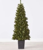 (6K) 5x Christmas Items. 2x 6ft Madison Pine Artificial Tree Pre Lit RRP £150. 2x Reindeer Spun Acr