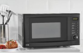 (13D) 4x Items. 1x GH 700W Digital Microwave Black 17L (Appears As New). 1x GH 17L Manual Microwave