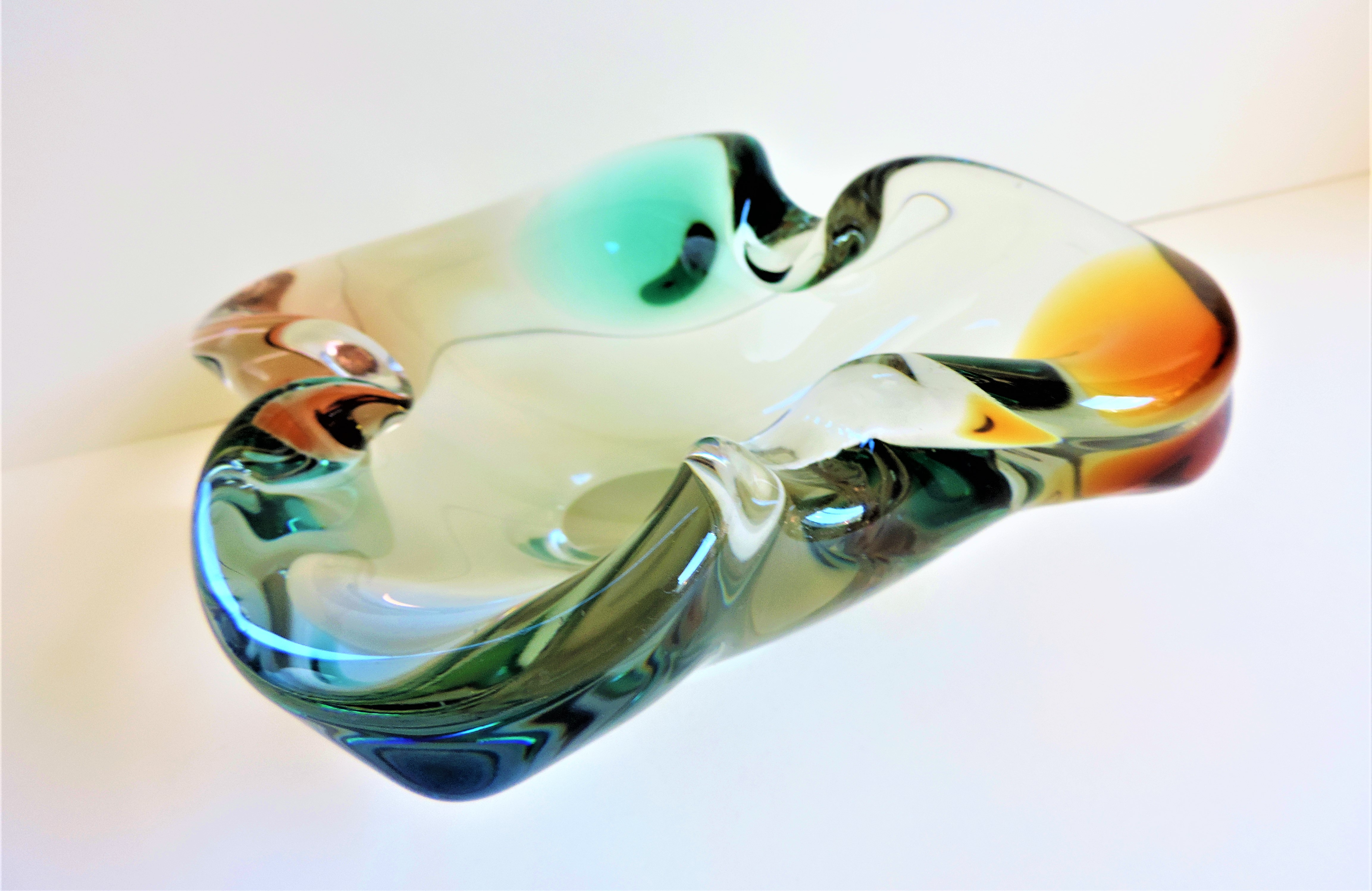 Frantisek Zemek Art Glass Bowl for Mstisov Glassworks - Image 2 of 3