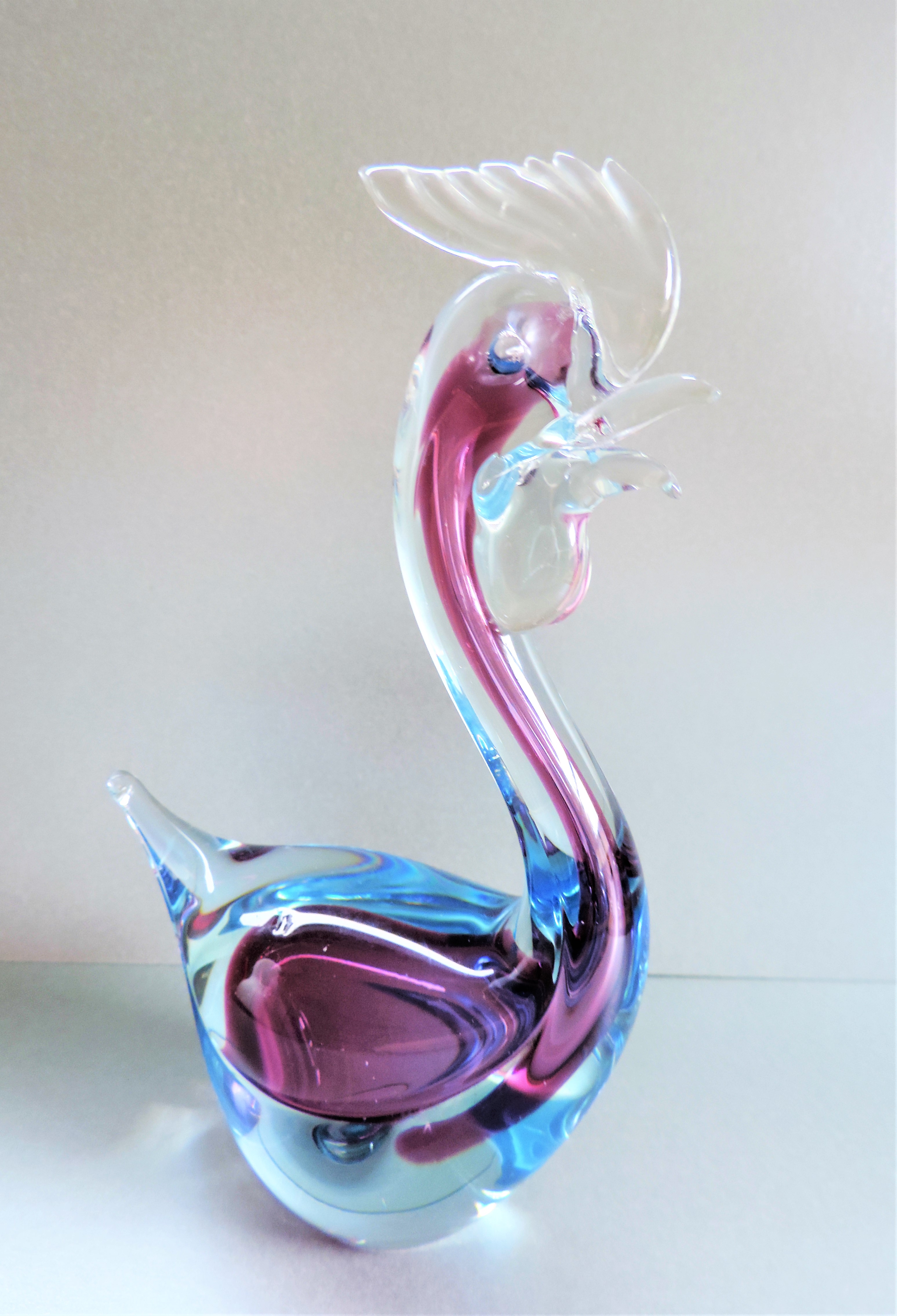 Vintage Murano Sommerso Glass Figurine - Image 2 of 3