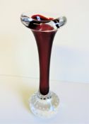 Swedish Art Glass Vase