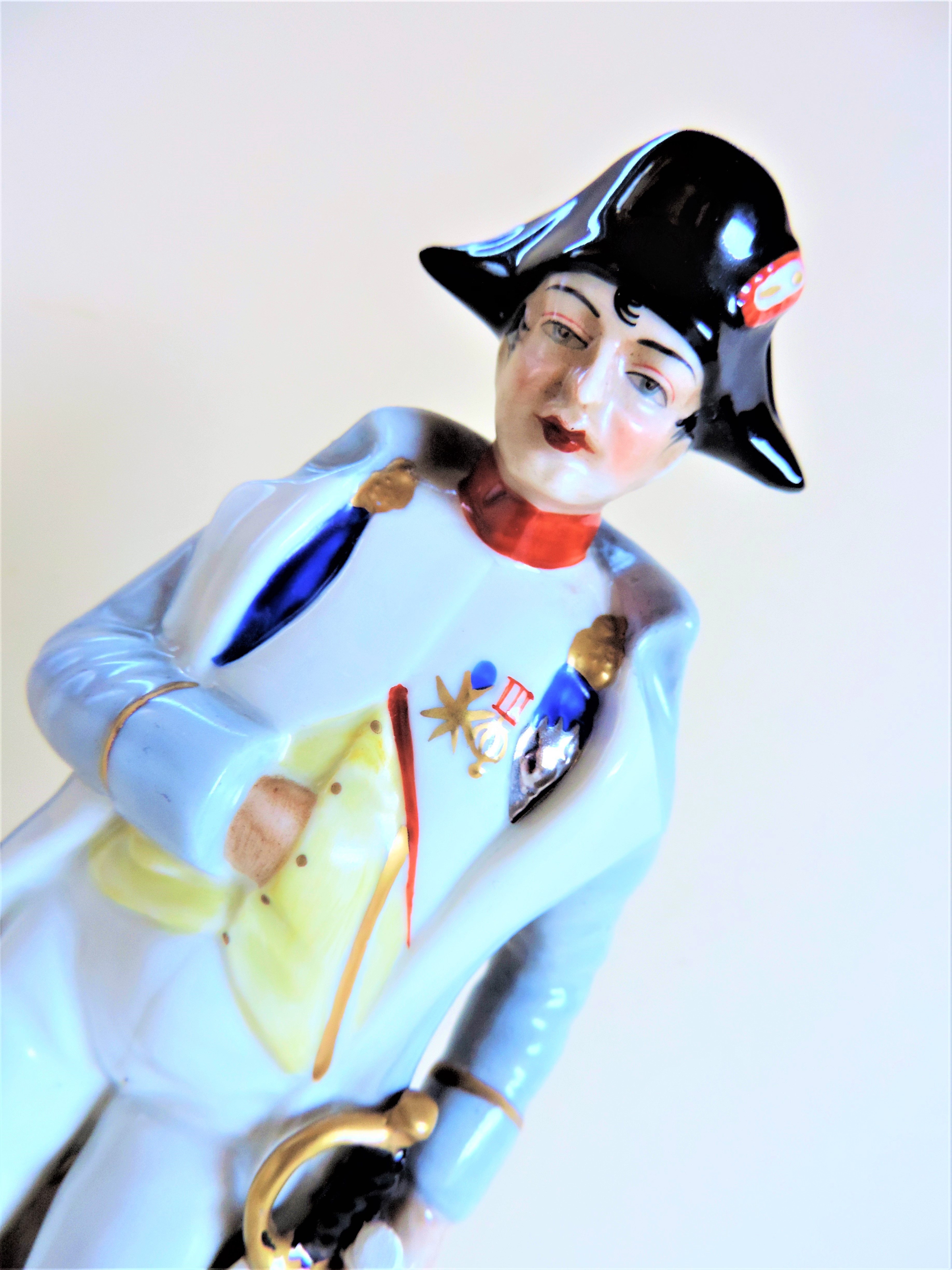 Antique Carl Thieme Dresden Napoleon Bonaparte Figurine Circa 1890's - Image 3 of 7