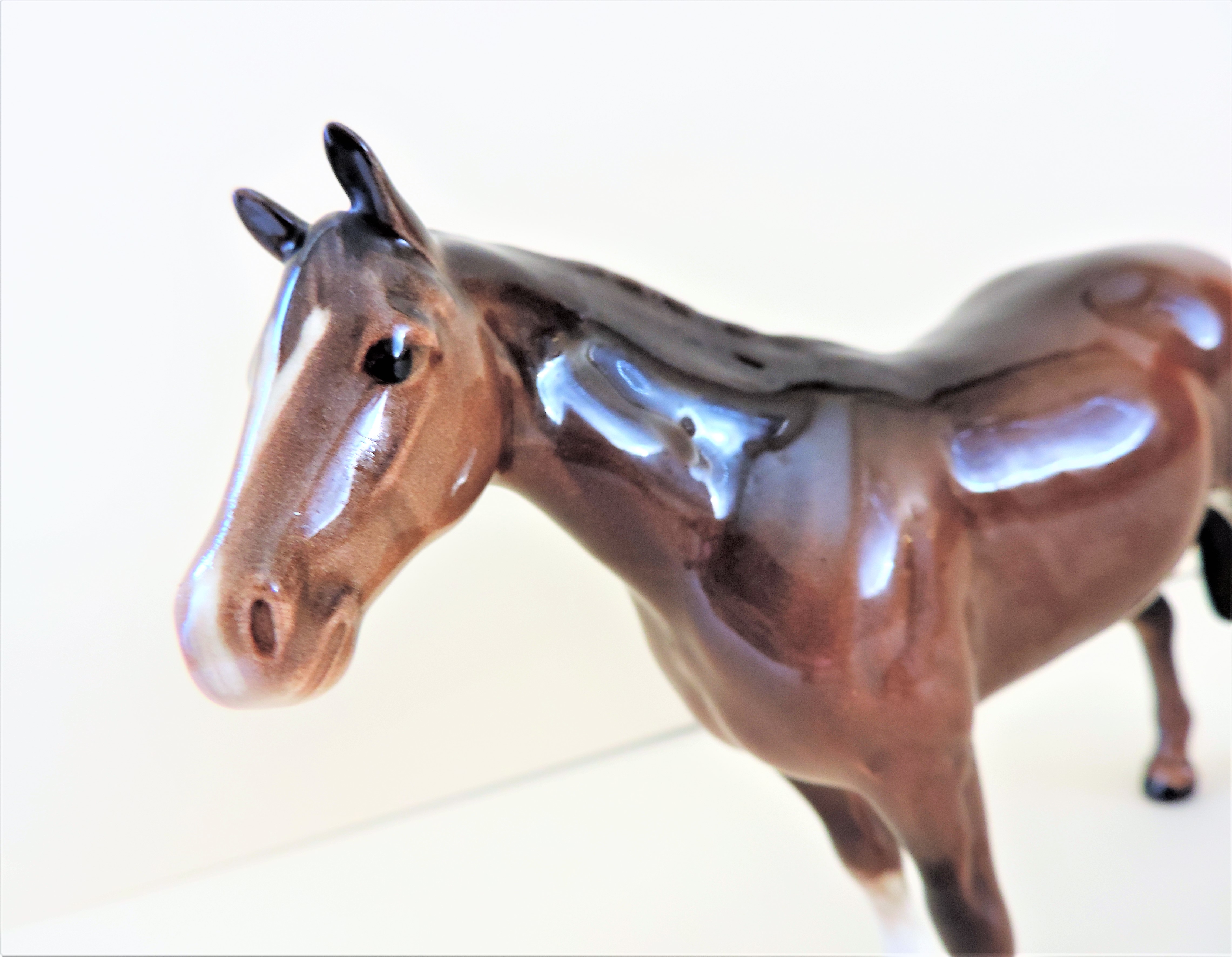 Vintage Beswick Porcelain Horse Figurine - Image 4 of 5