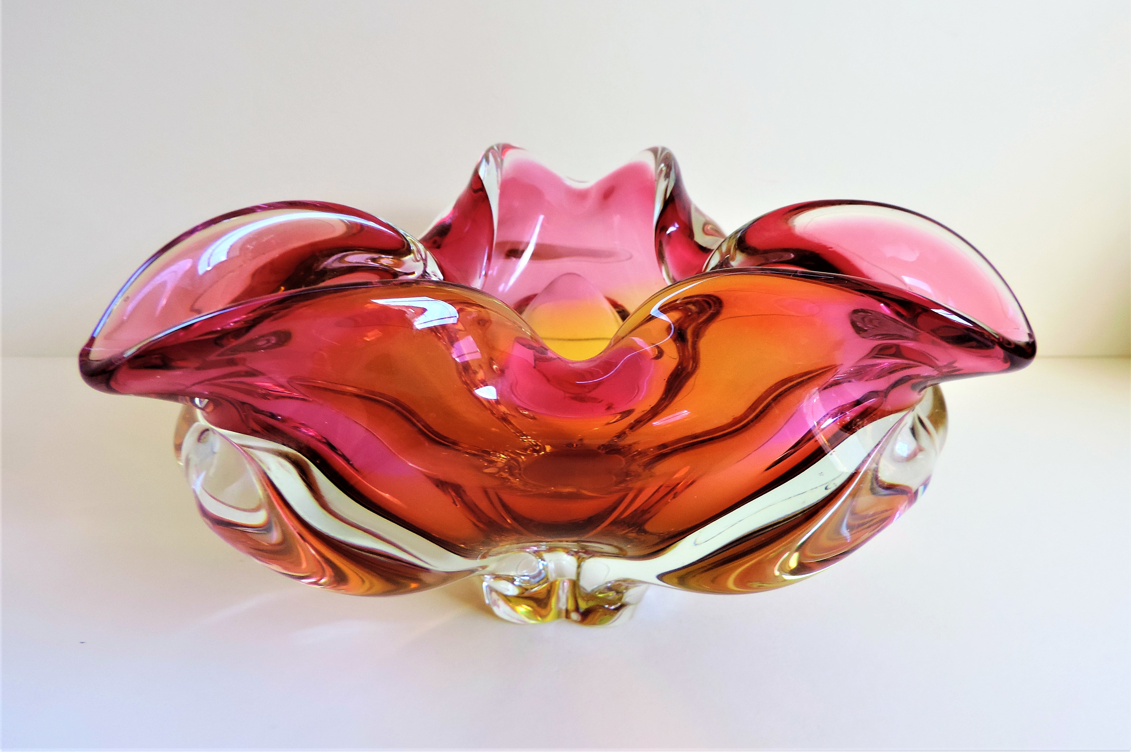 Murano Art Glass Centrepiece Bowl - Image 2 of 6