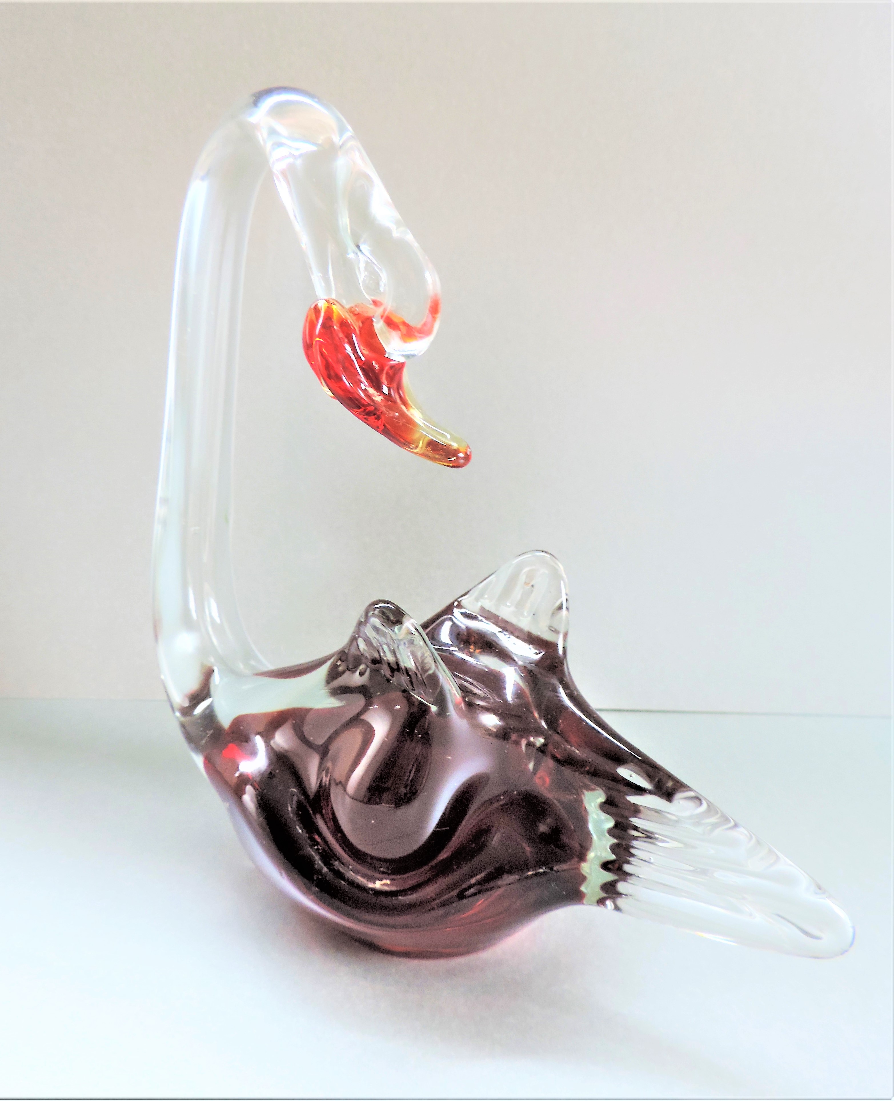 Vintage Murano Art Glass Swan - Image 2 of 2