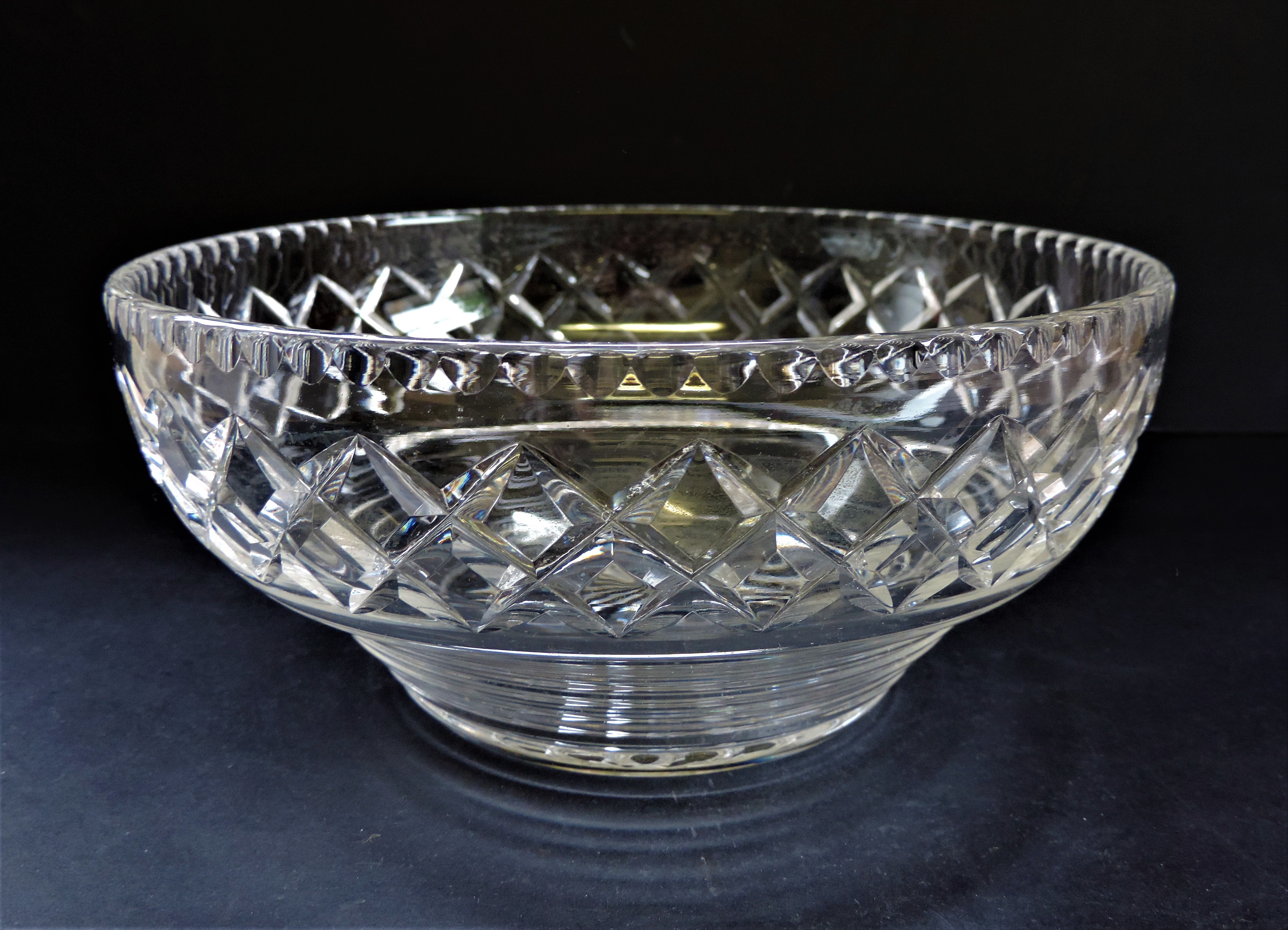 Art Deco Stuart Crystal Fruit Bowl circa 1930's