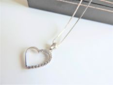 Diamond Pendant Necklace New with Gift Pouch