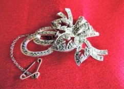 Vintage Marcasite Brooch