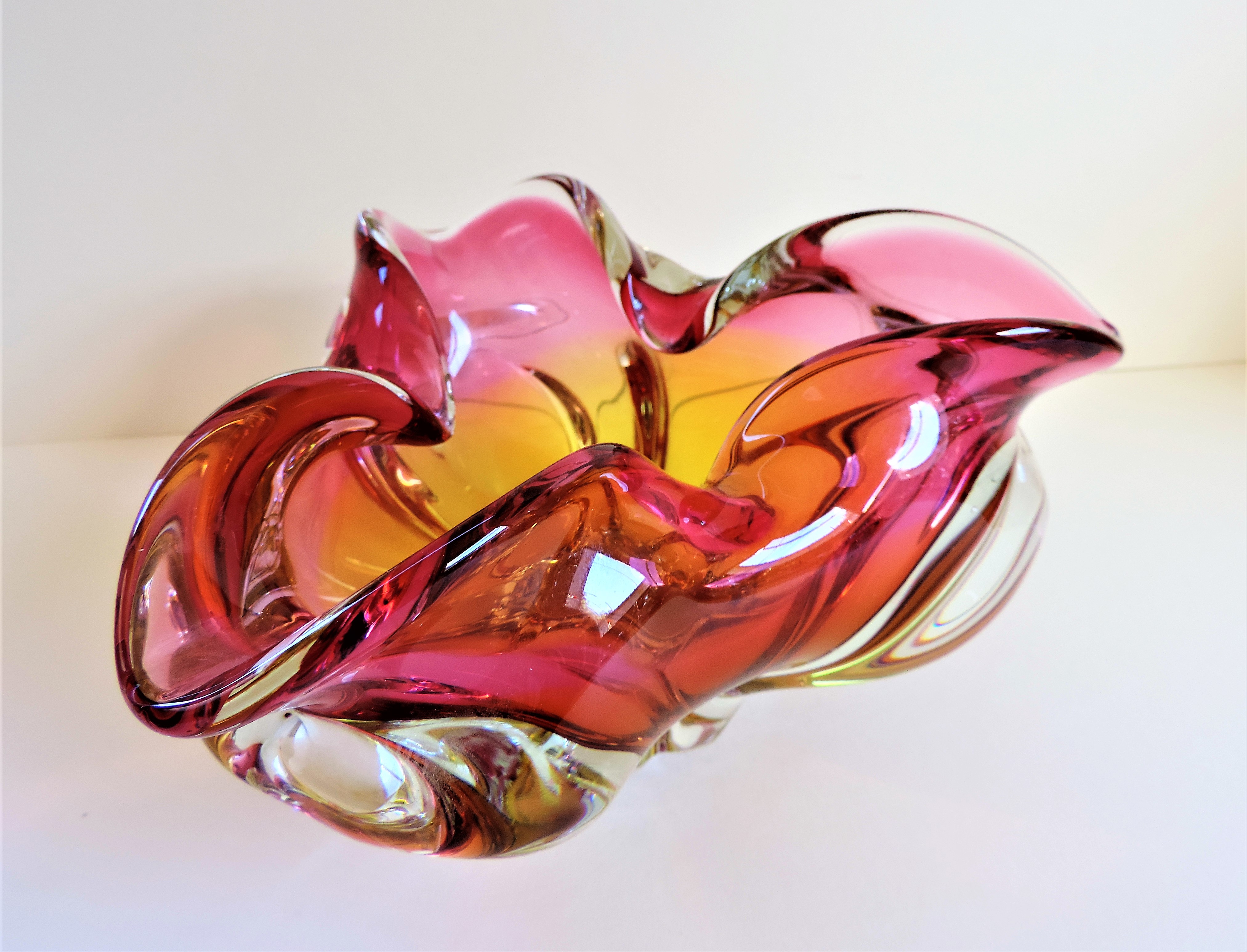 Murano Art Glass Centrepiece Bowl - Image 3 of 6