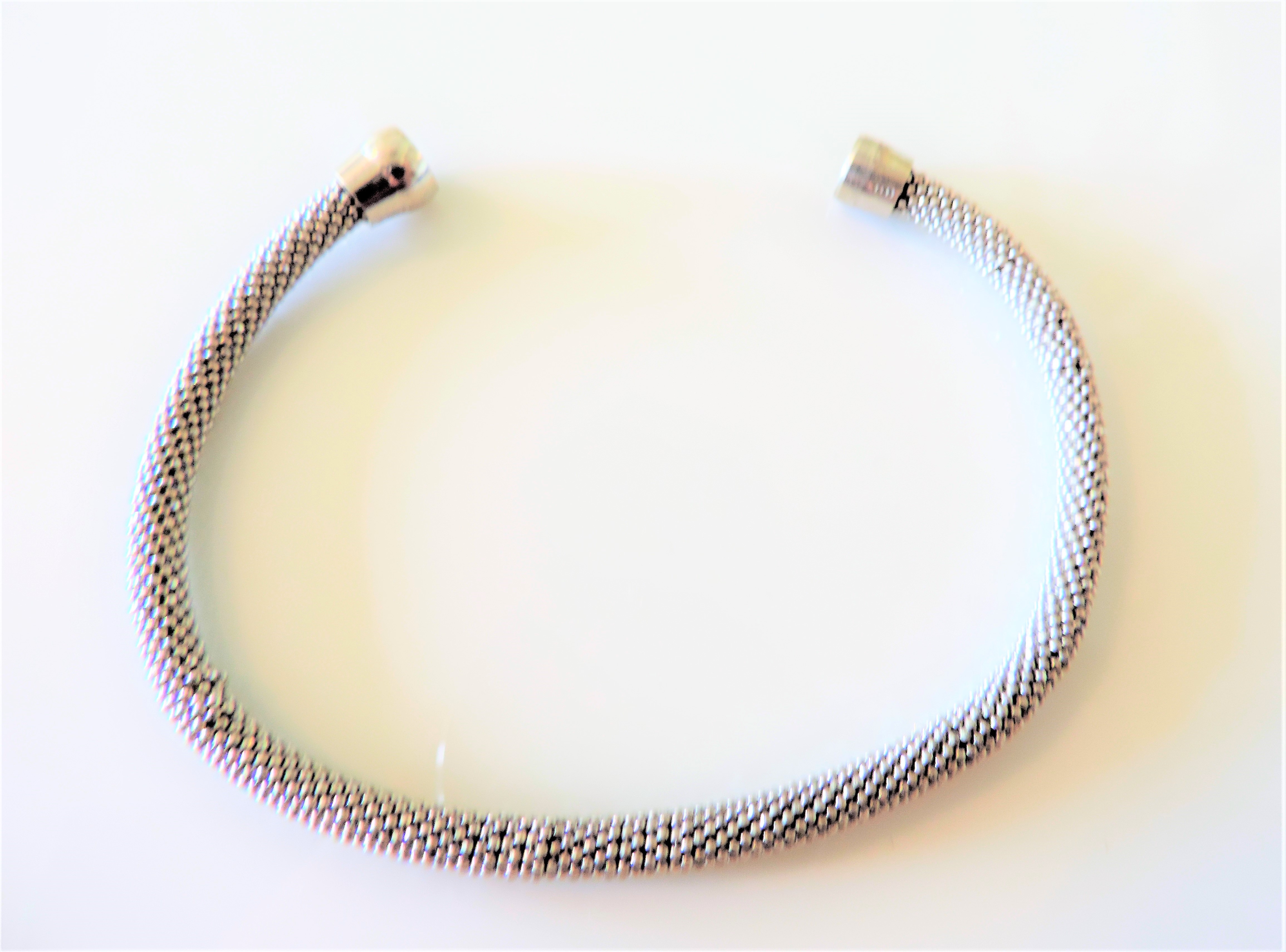 Sterling Silver Bracelet Magnetic Clasp - Image 2 of 2