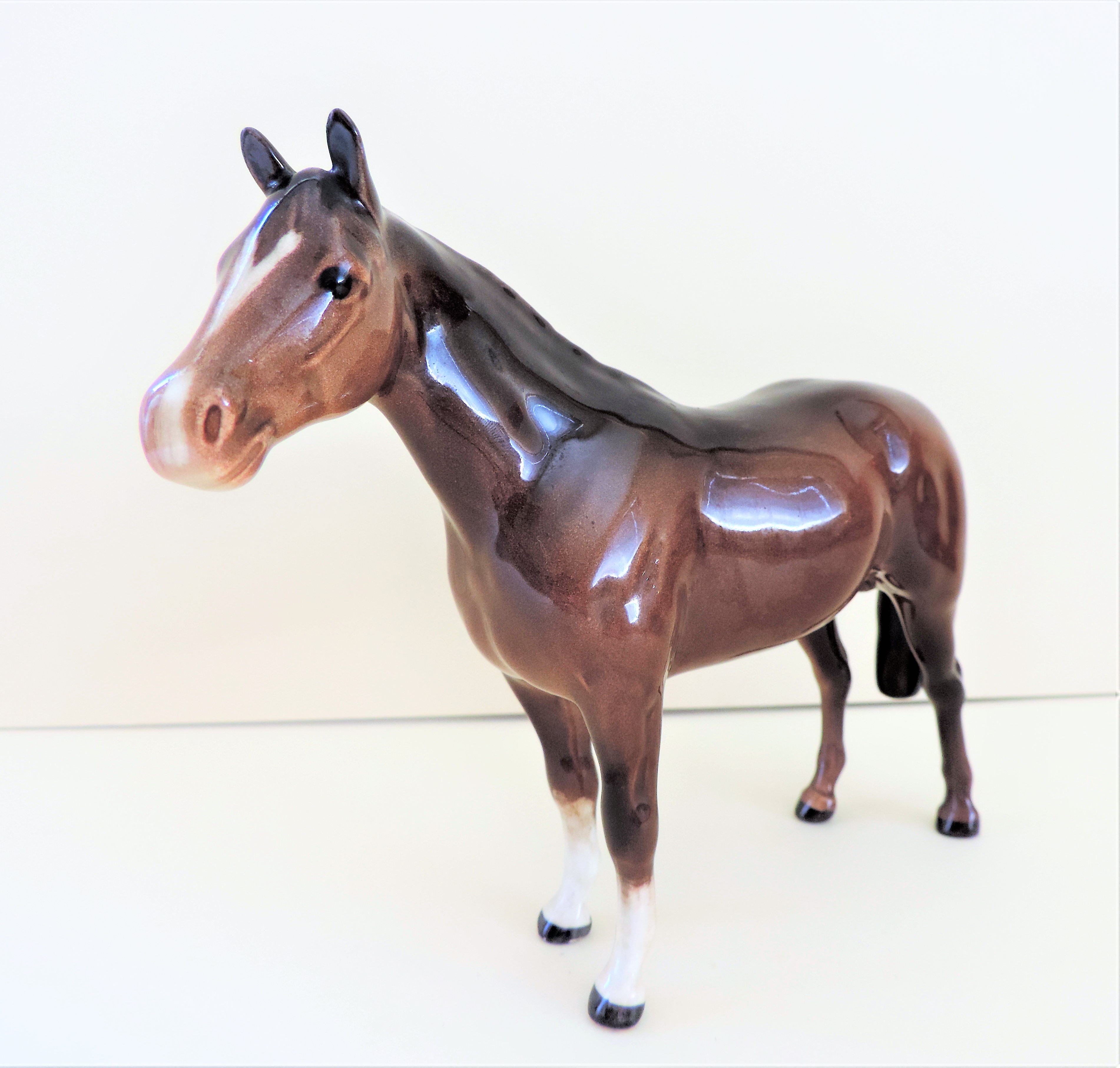 Vintage Beswick Porcelain Horse Figurine