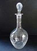 Antique Edwardian Decanter Hollow Stopper