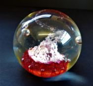 Signed Caithness Crystal 'TANGO' Paperweight