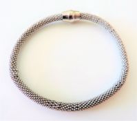 Sterling Silver Bracelet Magnetic Clasp