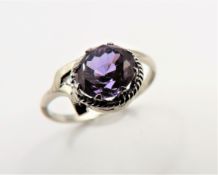 Sterling Silver 1.5ct Mystic Topaz Ring