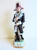 Vintage Naples Porcelain Napoleonic General Figurine 'Murat'