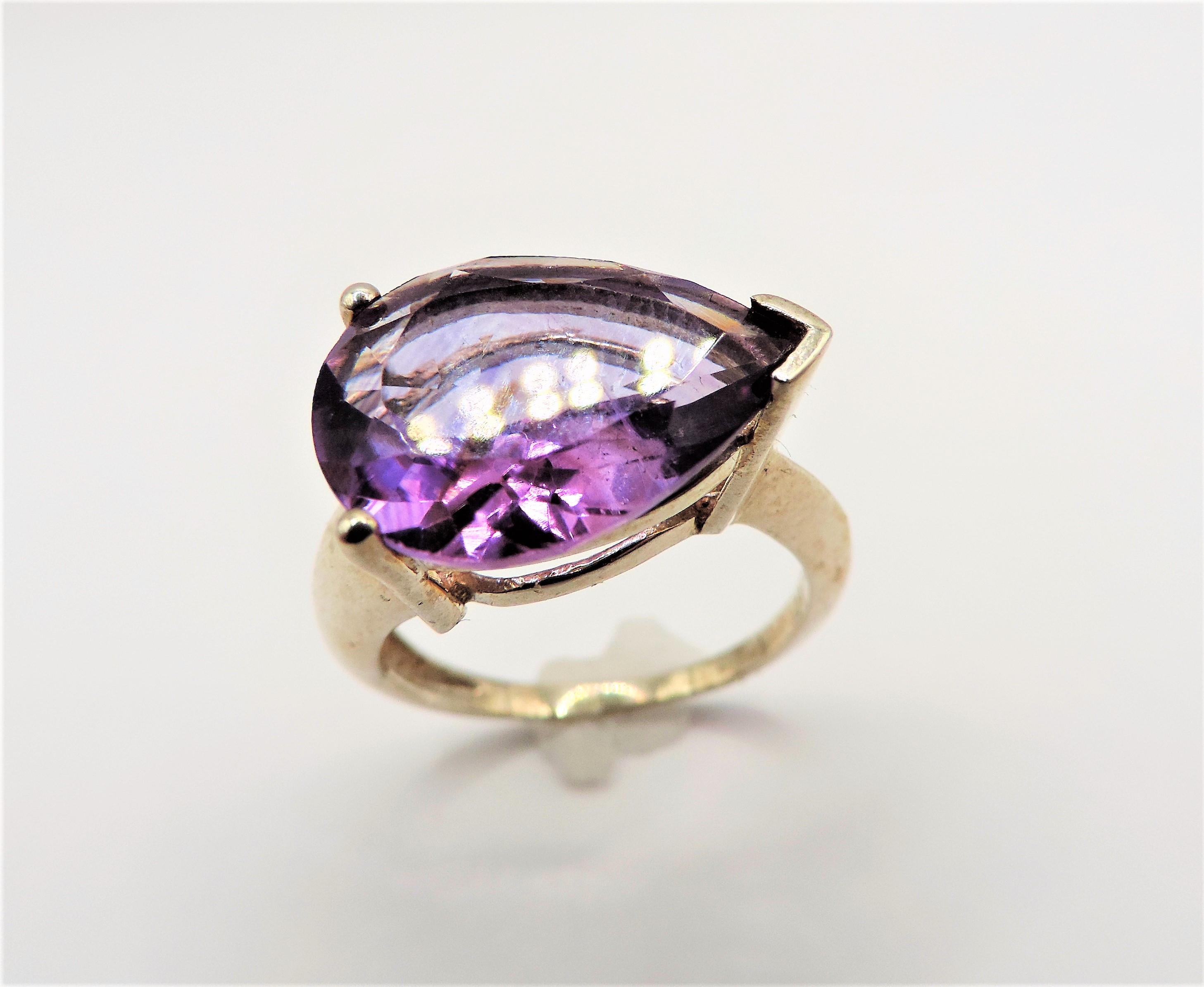 Sterling Silver Ring 5 ct Amethyst Ring New with Gift Box - Image 3 of 3