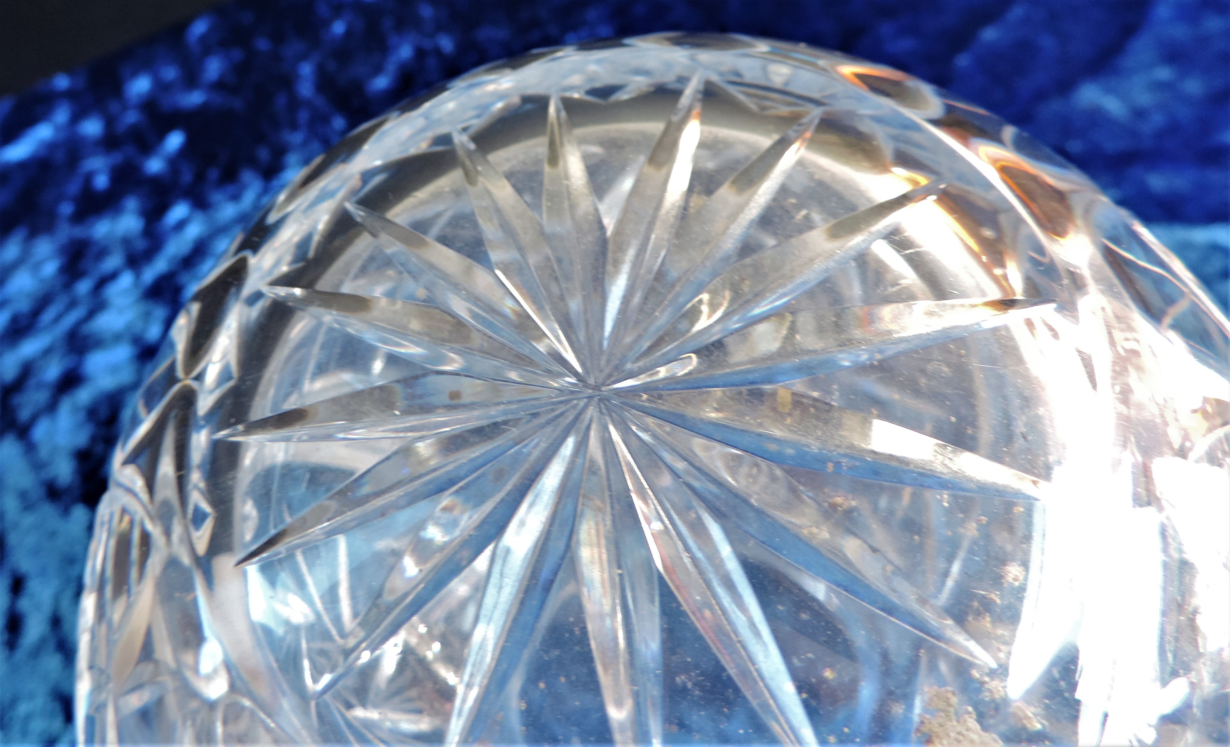 Bohemian Crystal Globe Vase - Image 4 of 4