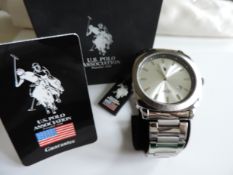 Gents US Polo Association Quartz Watch Brand New Unworn Boxed