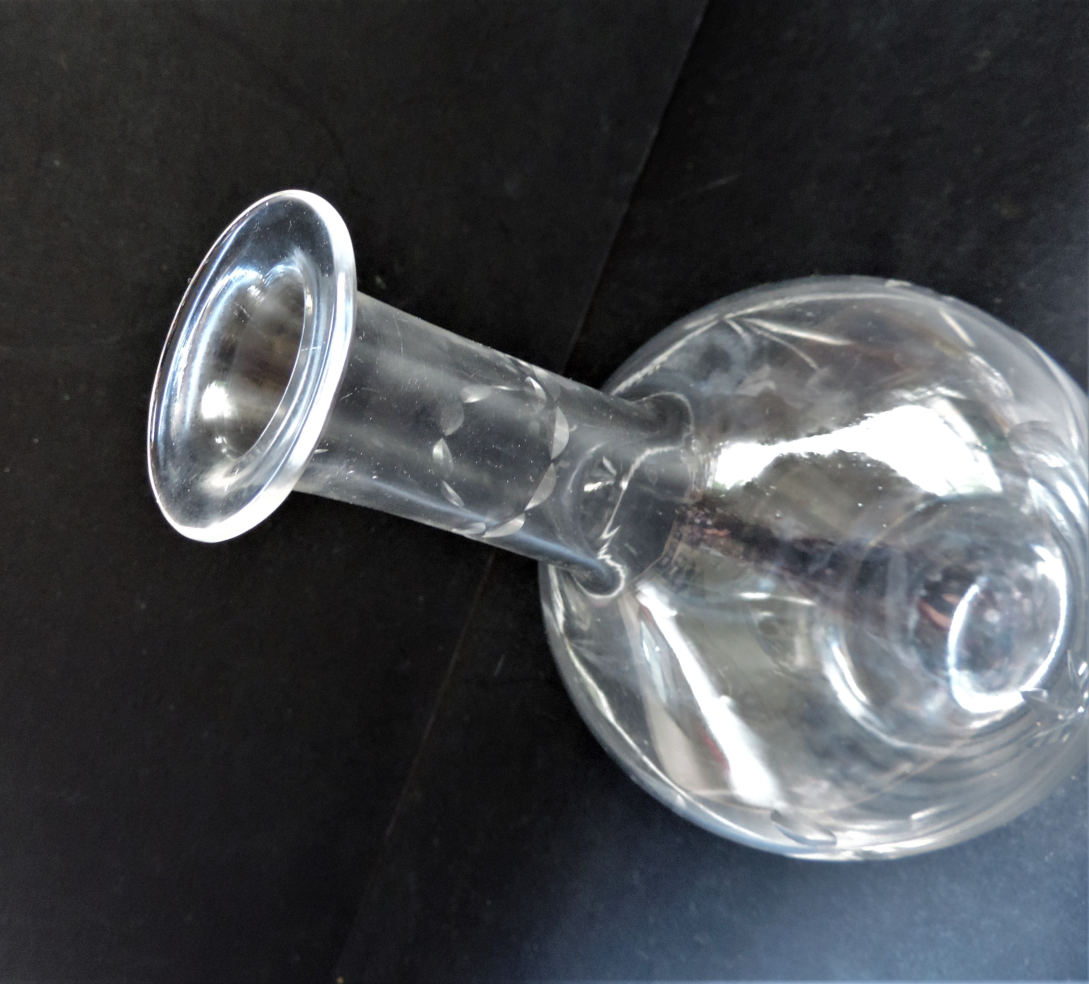 Antique Edwardian Decanter Hollow Stopper - Image 4 of 6