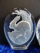 Danbury Mint Crystal Animal Sculpture by Philip Nathan