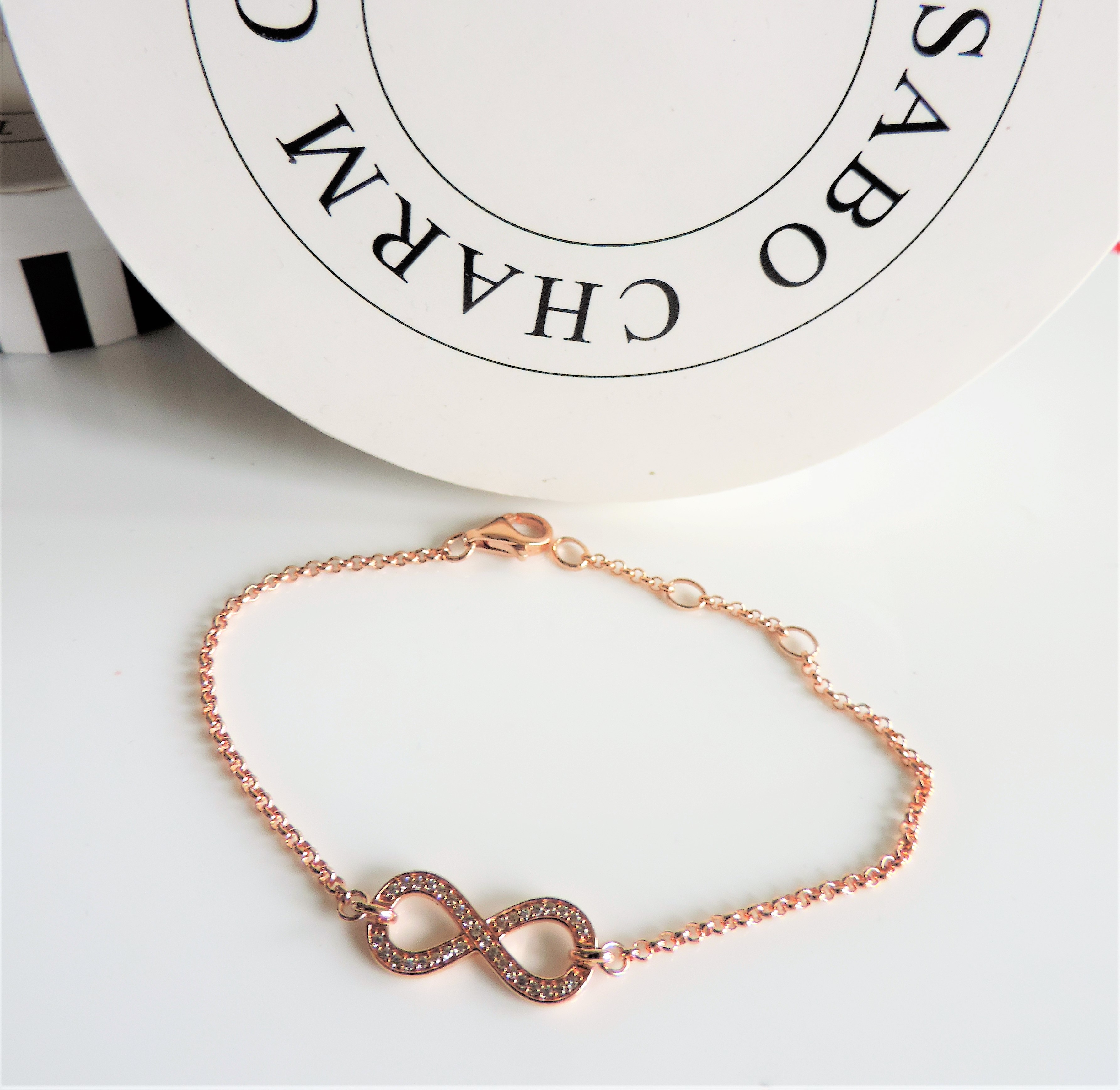 Thomas Sabo Rose Gold Infinity Bracelet New with Gift Box