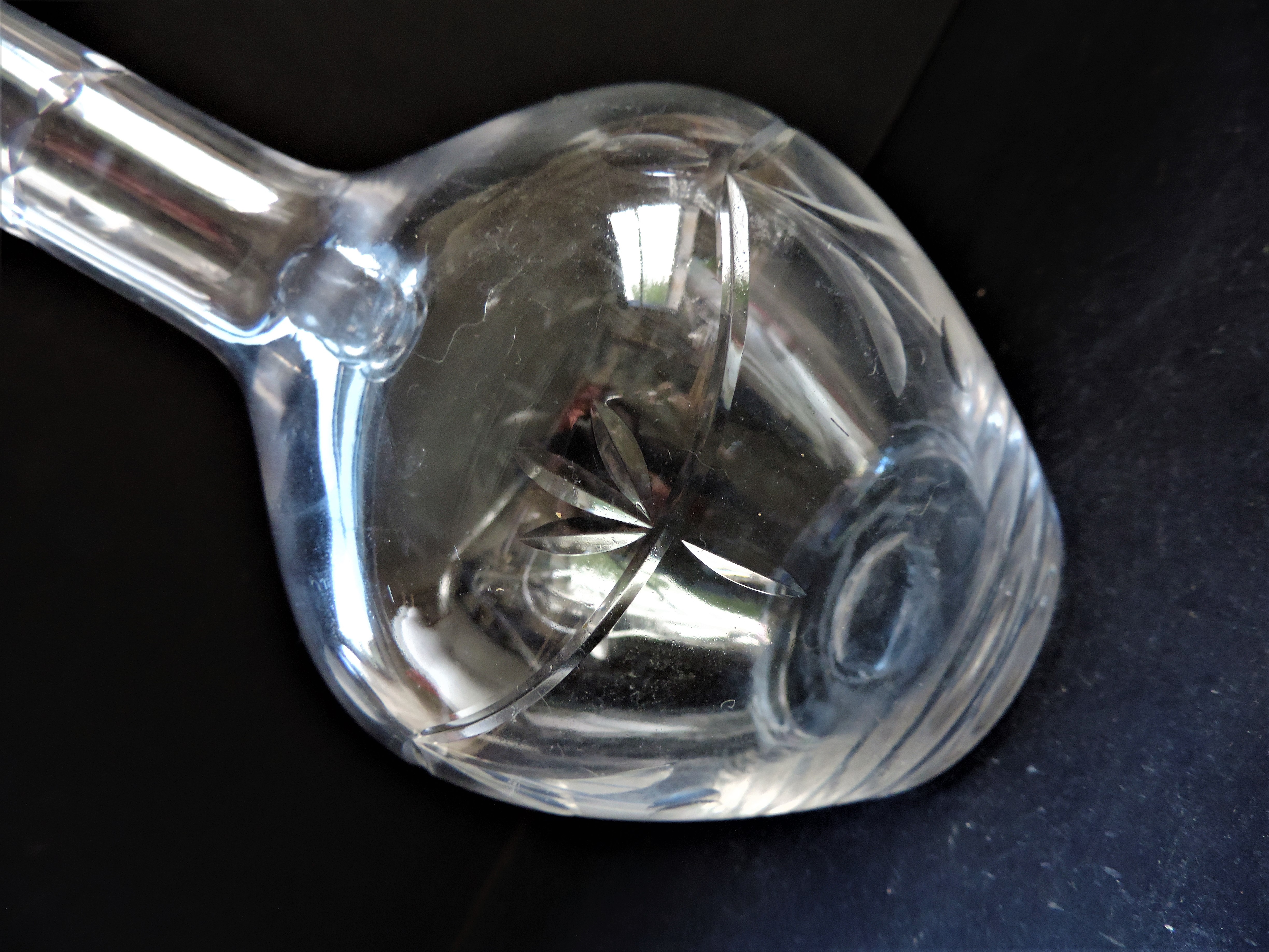 Antique Edwardian Decanter Hollow Stopper - Image 3 of 6