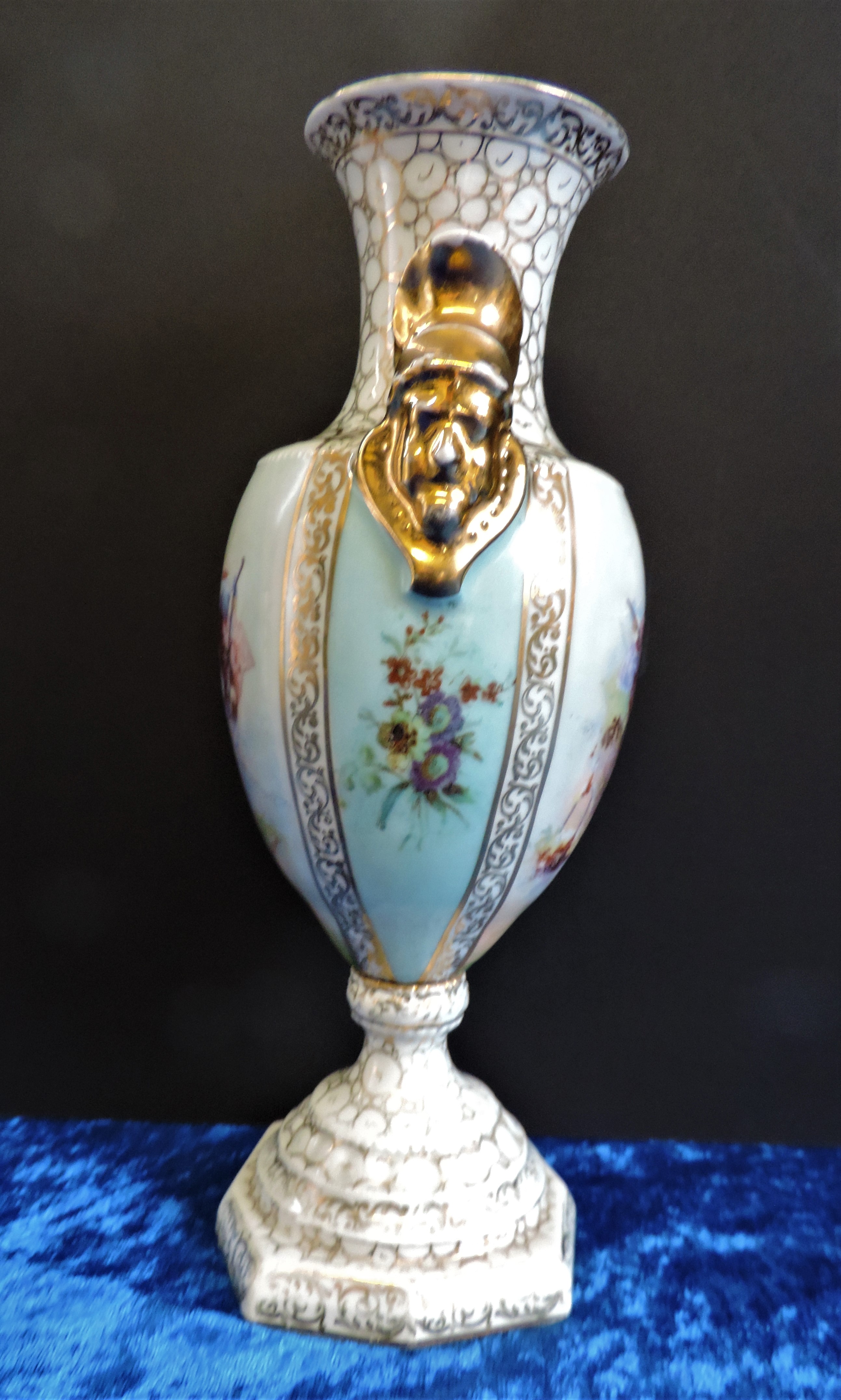 Antique Royal Vienna Porcelain Vase 26cm - Image 3 of 10