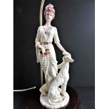 Vintage Italian Figural Table Lamp