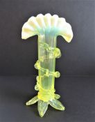 Vintage Art Glass Lemon Vase