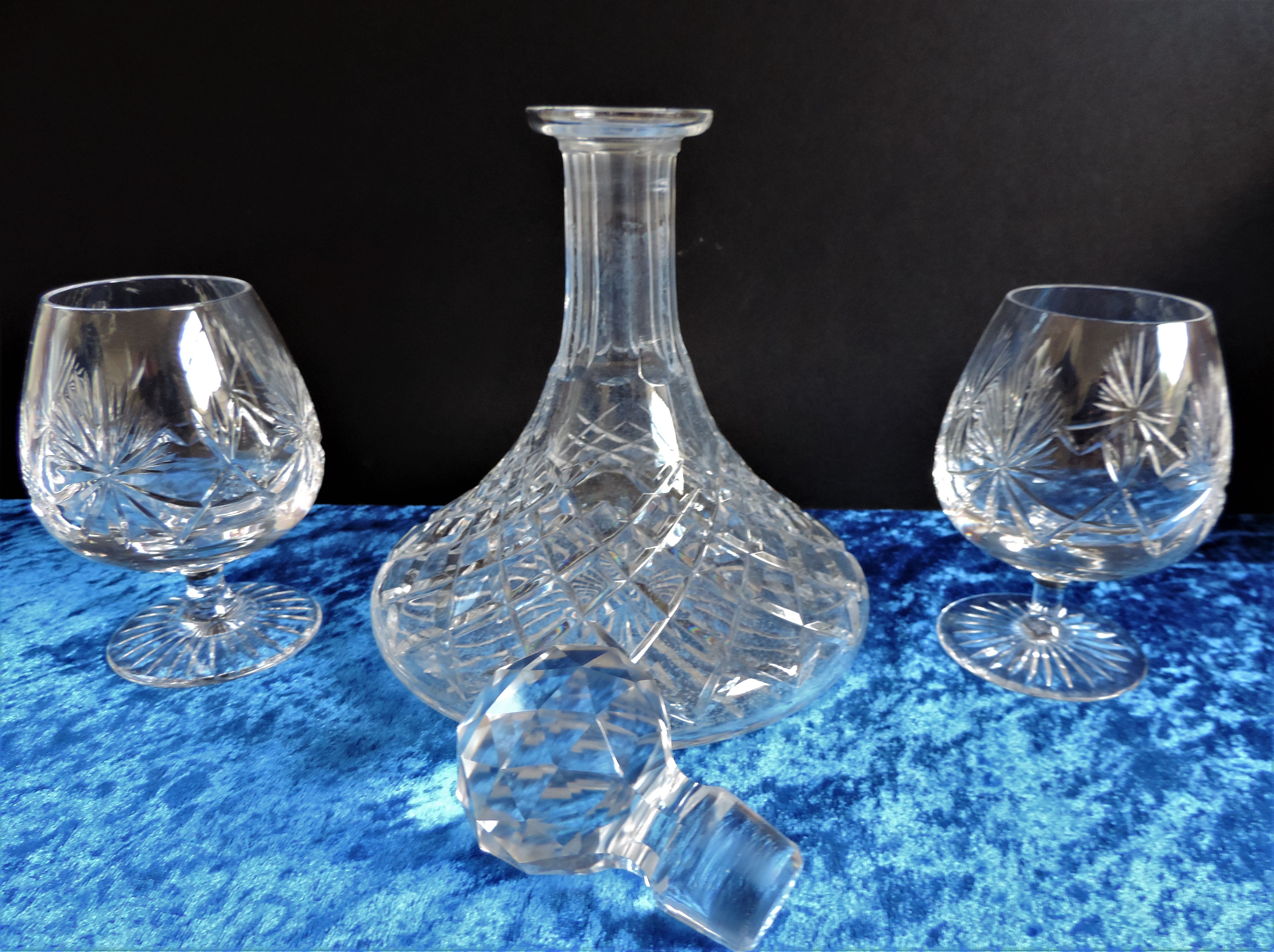 Crystal Ships Decanter Drinks Set - Image 2 of 3