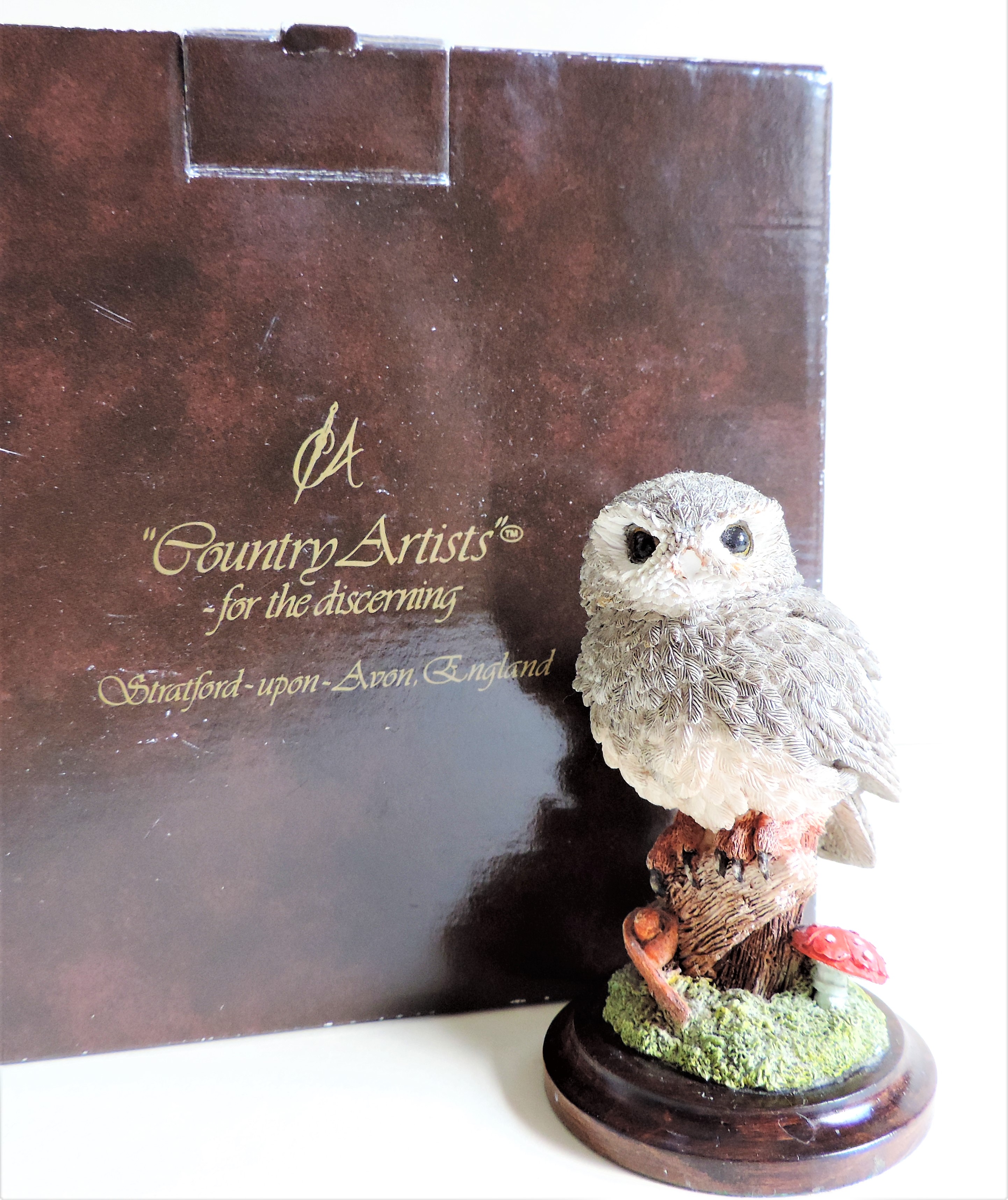 Vintage Country Artists Langford Little Owl Figurine