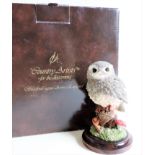 Vintage Country Artists Langford Little Owl Figurine
