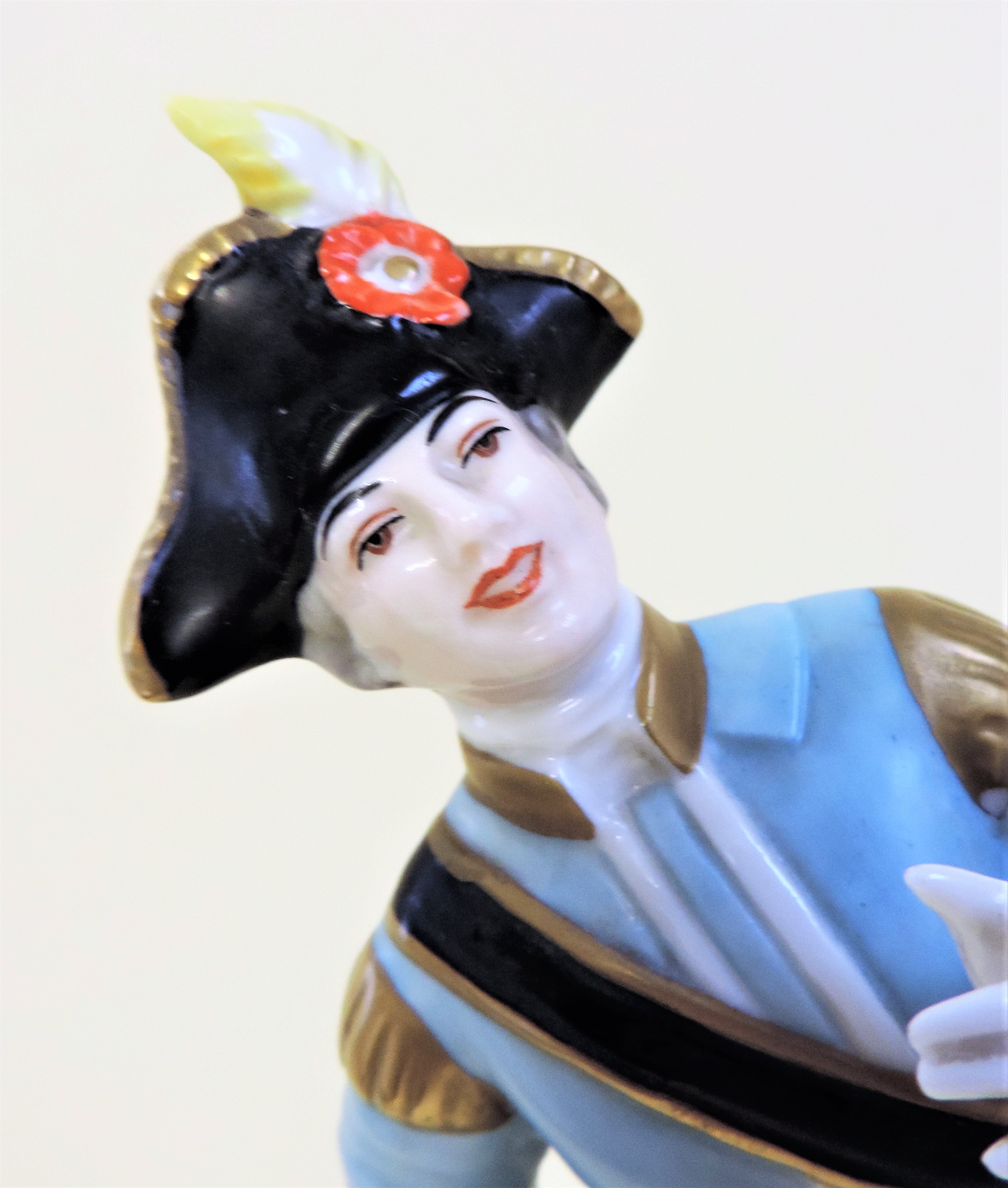 Antique Carl Thieme Dresden Napoleonic Military Figurine 'Hornist' Circa 1890's - Image 3 of 8