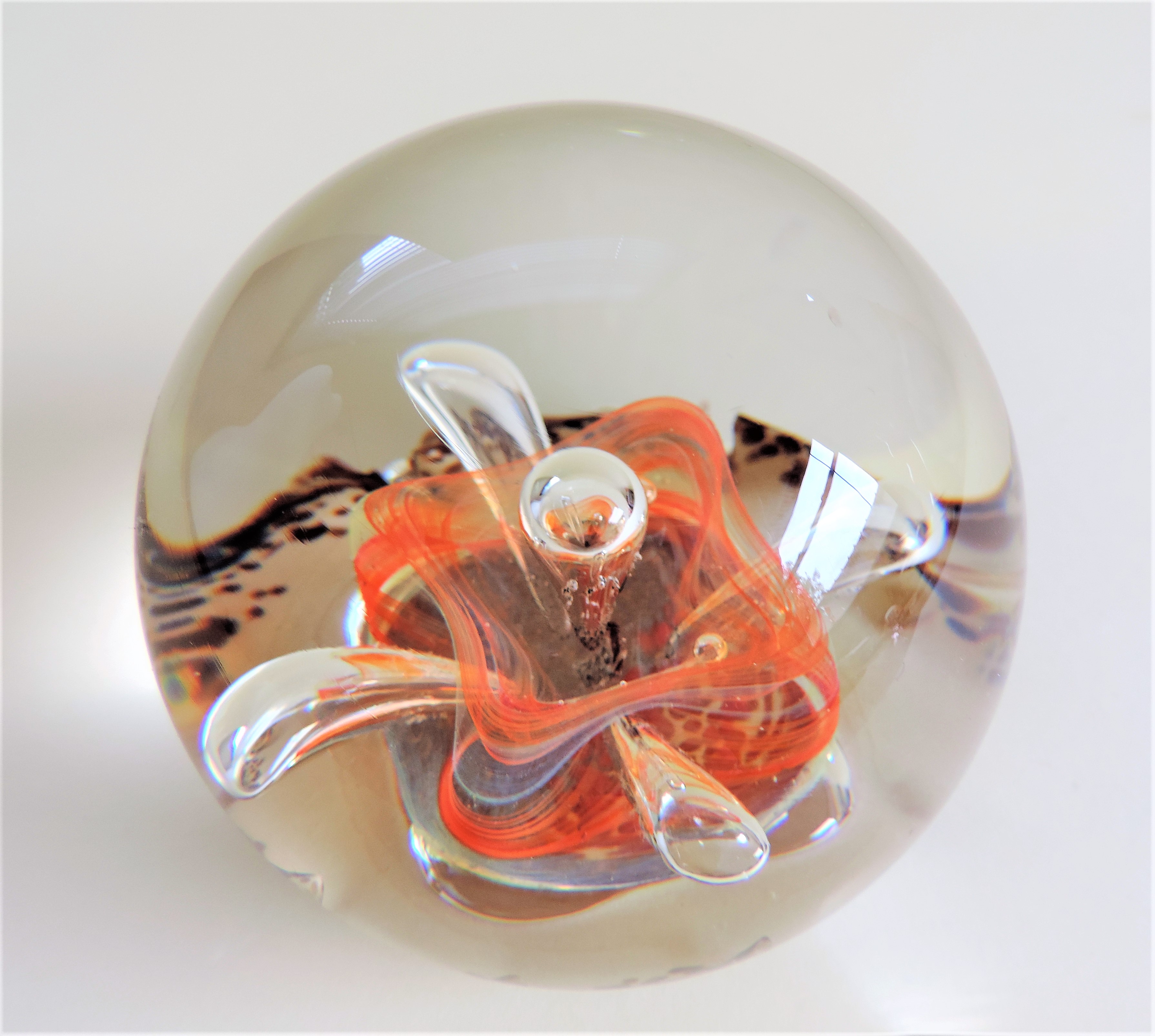 Vintage Selkirk Glass Paperweight 1989 Signed on Base - Image 2 of 5